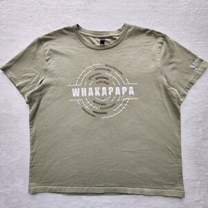 Te Wananga o Raukawa Māori Whakapapa T Shirt Mens 2XL Sage Otaki New Zealand XXL